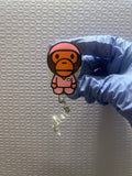 Bape pink nurse badge