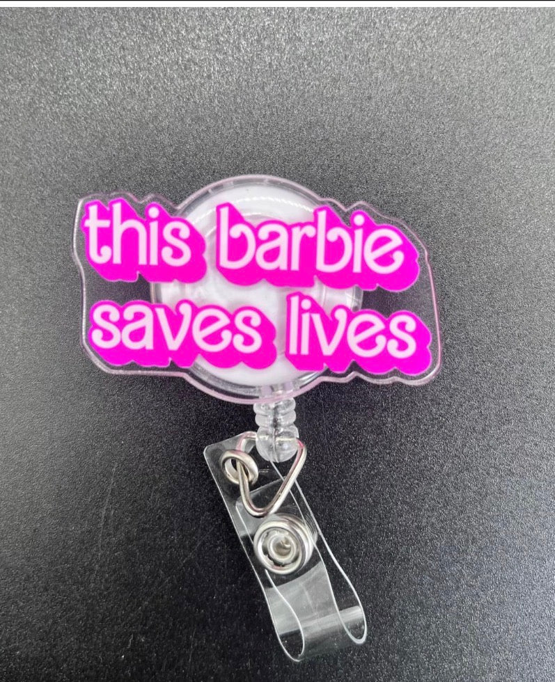 Barbies saves lives badge👩🏽‍⚕️